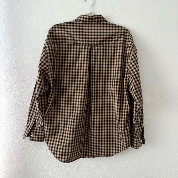 Tradlands popover button up oversized shirt size Small - Picture 3 of 7